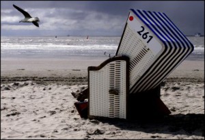 Strandkorb mit "flexibler Nummer" Norderney