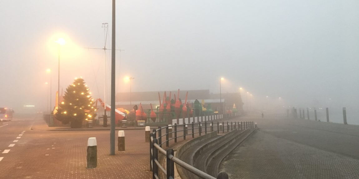 Hafen Norderney im Nebel